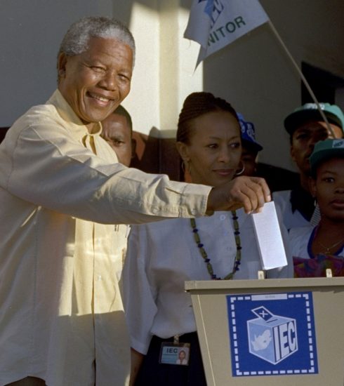 Oswald Azumah, Nelson Mandela elected President